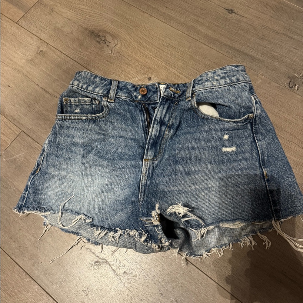 Denim Distressed Women's Shorts